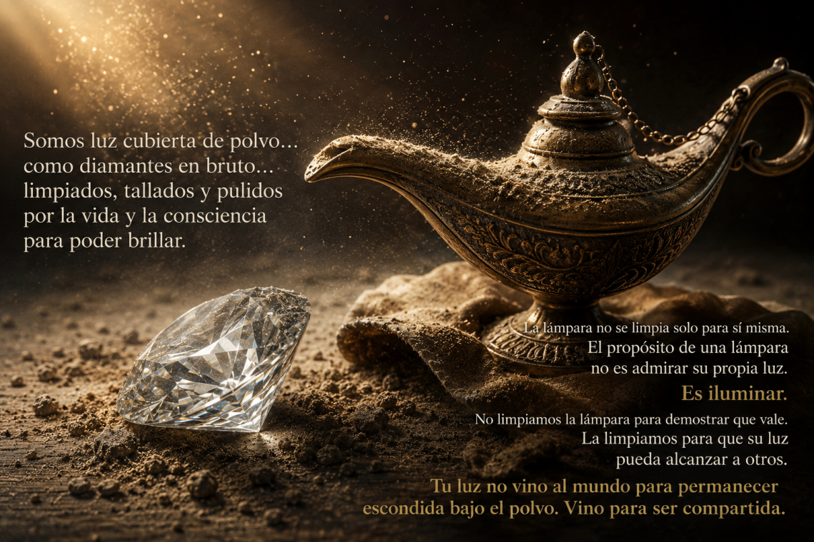 El diamante, el polvo y la lámpara