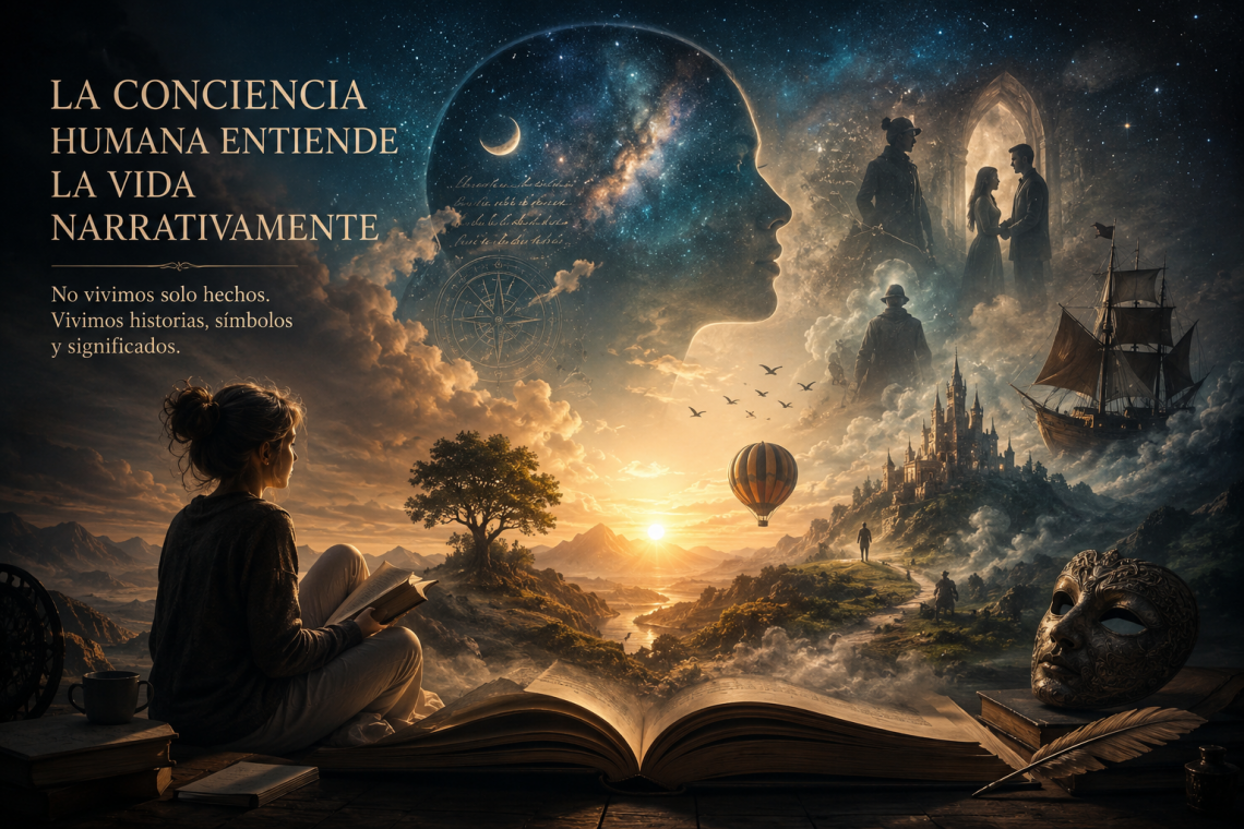 La conciencia humana entiende la vida narrativamente