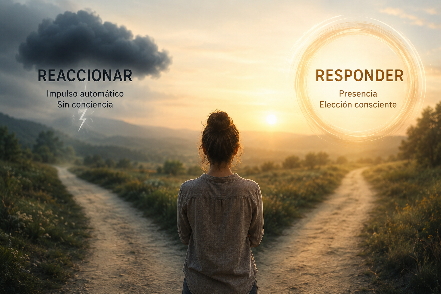 La diferencia entre reaccionar y responder